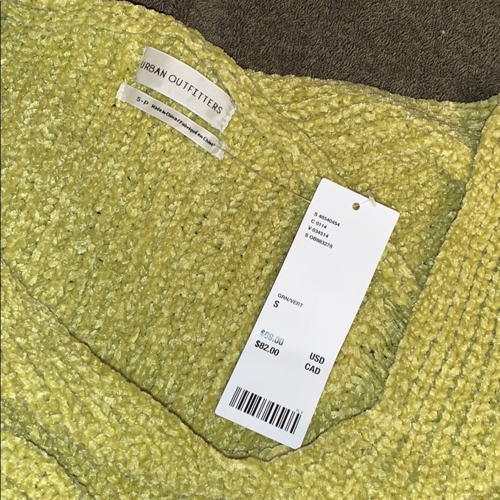 Green/Yellow Small Urban Outfitter Sweater